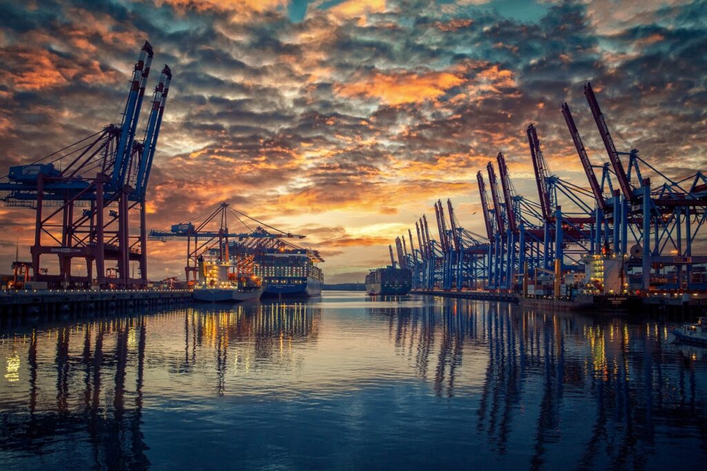 port-container-cranes-sunset-6131793 port, container cranes, sunset-6131793.jpg